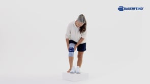 Bauerfeind GenuTrain A3 Kniebrace - beige video