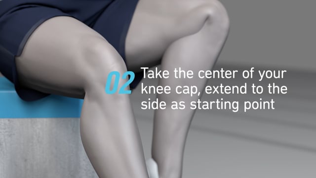 Bauerfeind Sports Knee Support Kniebrace - all white video