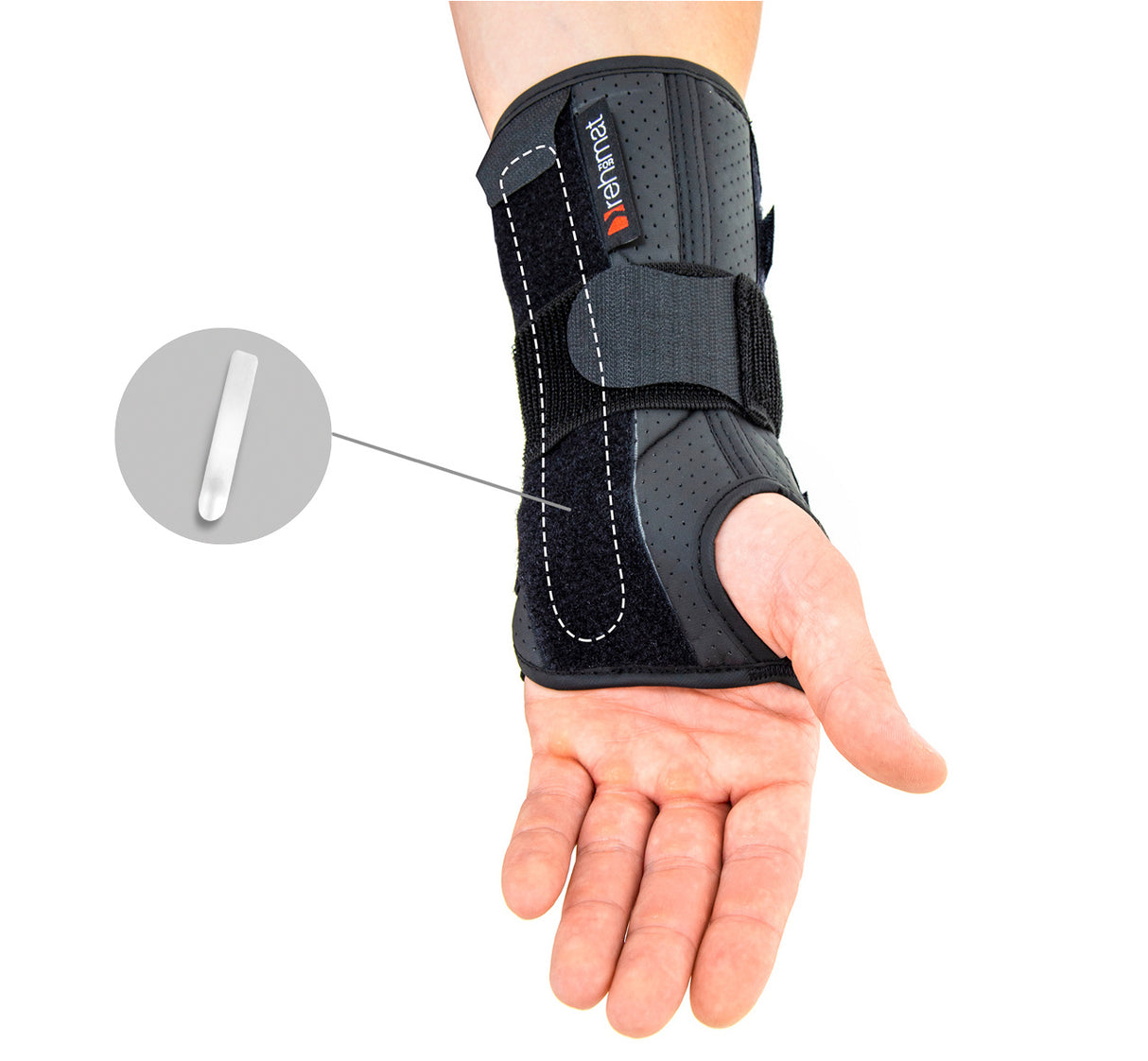 Reh4Classic Wrist Brace with Removable Splint