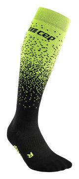 CEP Ski Merino Compression Socks - Black/Green