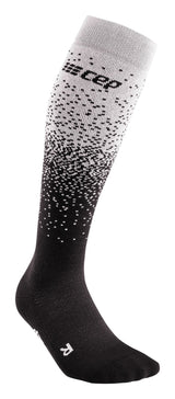 CEP Ski Merino Compression Socks - Black/Gray