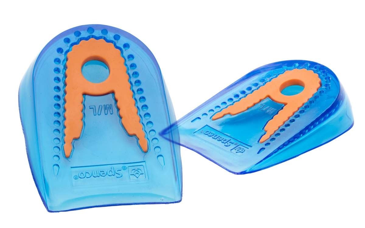 Spenco Gel Heel Cup against heel spurs