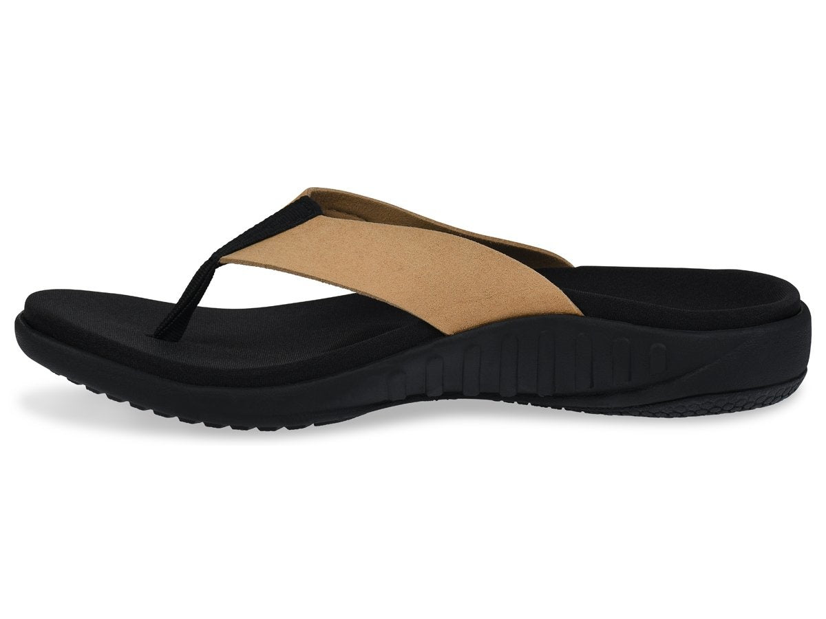 Spenco Slippers Yumi Pure ladies - Black/Tan